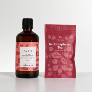 שמן עיסוי ופטל להכנה ללידה